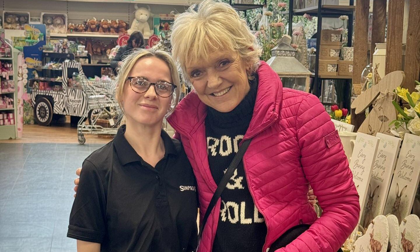 ‘Staff at Inverness garden centre ‘ecstatic’ after visit from EastEnders star