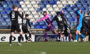 Cove Rangers’ goalscoring goalkeeper Balint Demus: ‘I closed my eyes and hoped for the best’