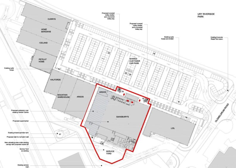 Next Inverurie Inverurie Sainsbury's building warrant reveals £7.75 million cost