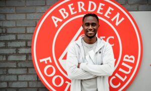 Elvis Bwomono viewed as Aberdeen centre-back cover, rather than right-back option – but ‘confident boy’ will ‘drive’ younger Dons in survival fight