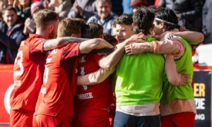 Aberdeen 2-0 Hibernian: Kevin Nisbet at the double as relegation-threatened Dons claim first win since January