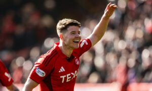 Aberdeen striker Kevin Nisbet insists referee got Emmanuel Gyamfi red card call right