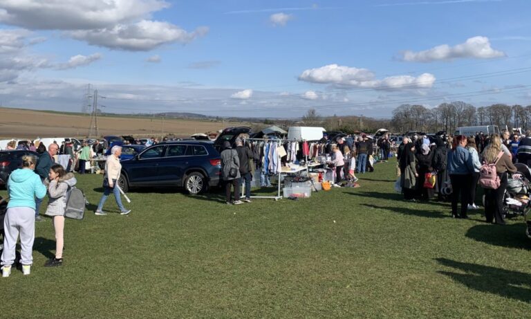 Aberdeenshire Car Boot pulls crowds and tens of thousands online