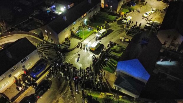 four-further-arrests-made-due-to-buckie-riot-as-paedophile-escorted