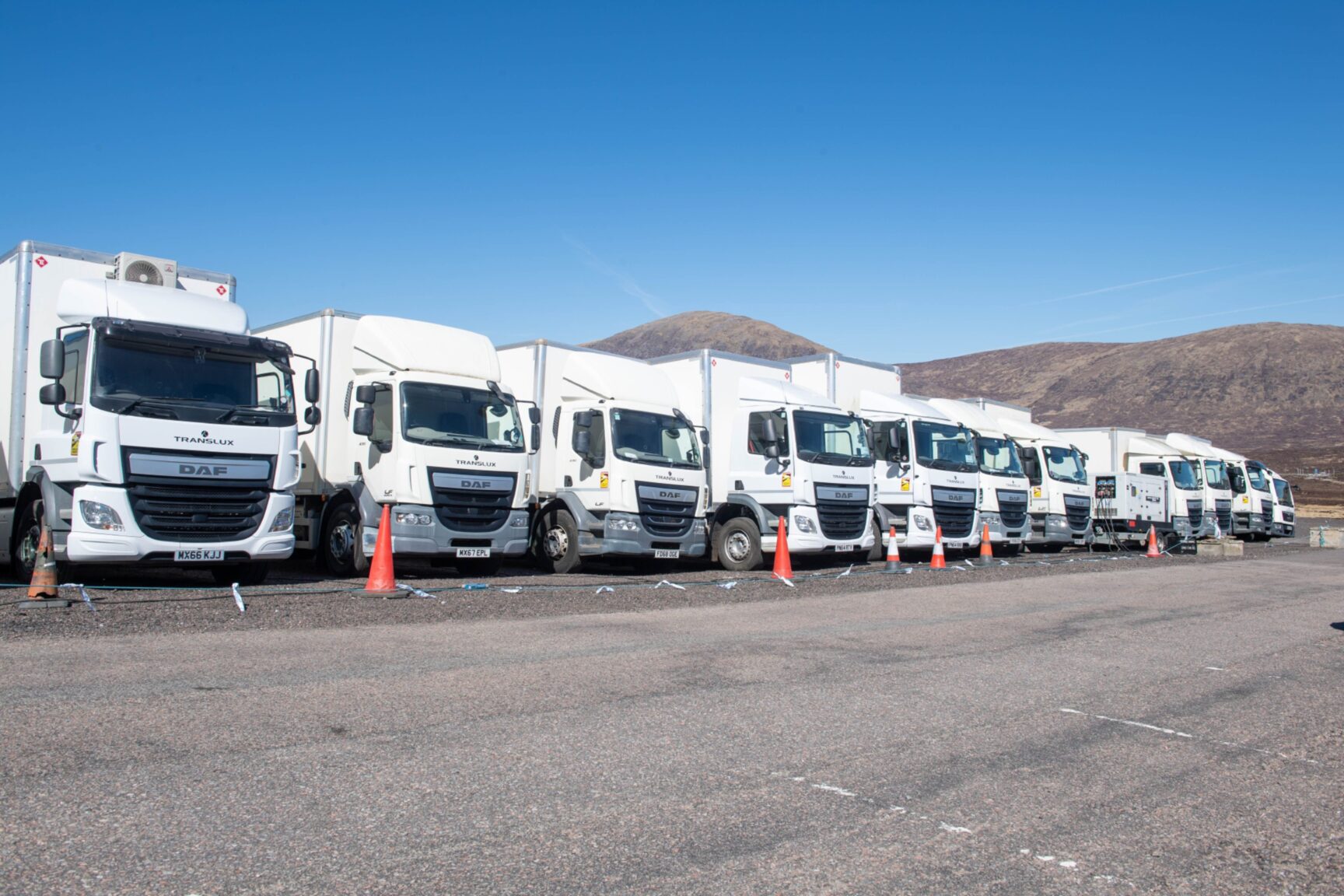 Highlander film crews set up at Glencoe as production continues
