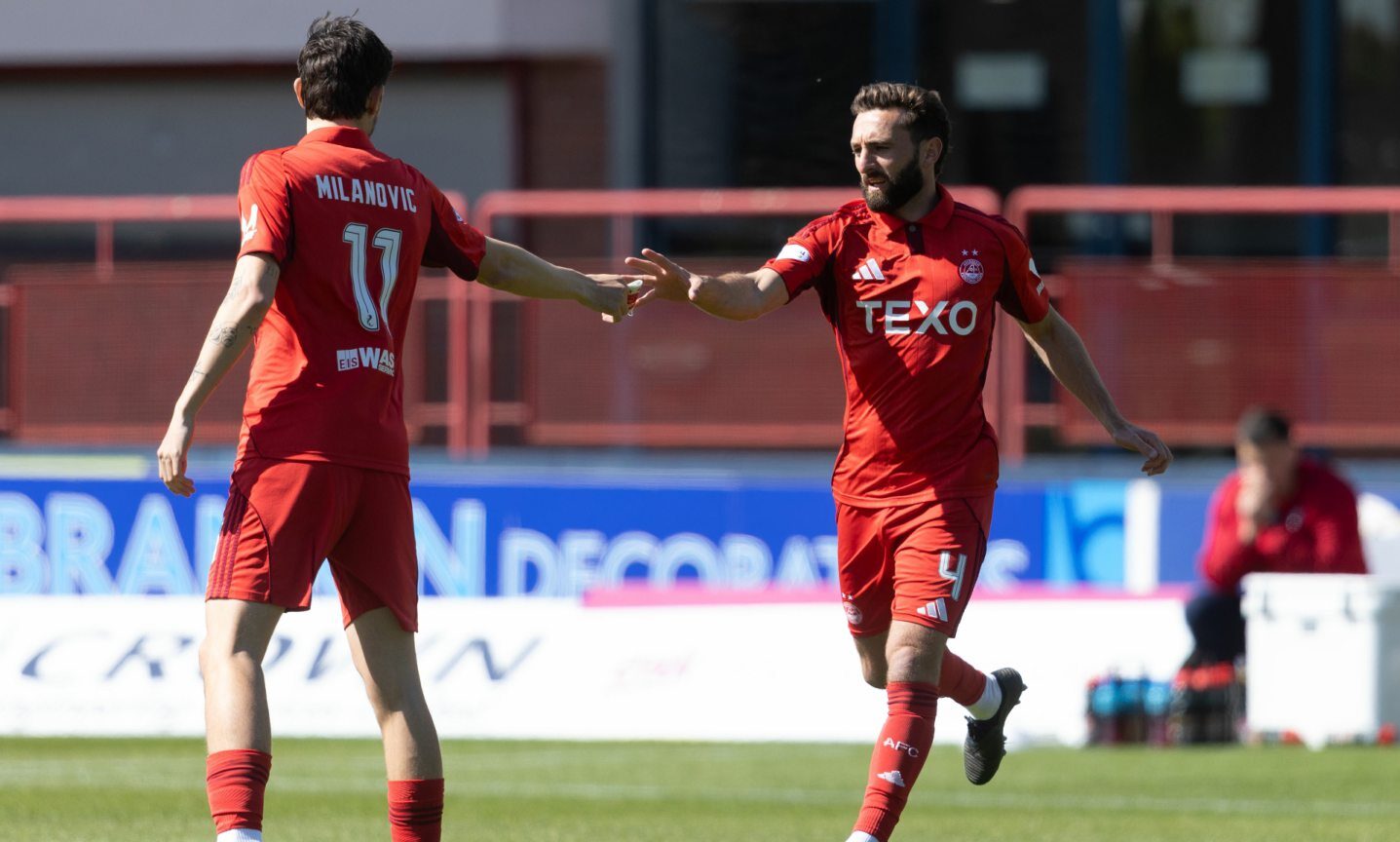 Dundee 3 Aberdeen 2: Graeme Shinnie’s potential final game for Dons and blow as Mats Knoester stretchered off injured
