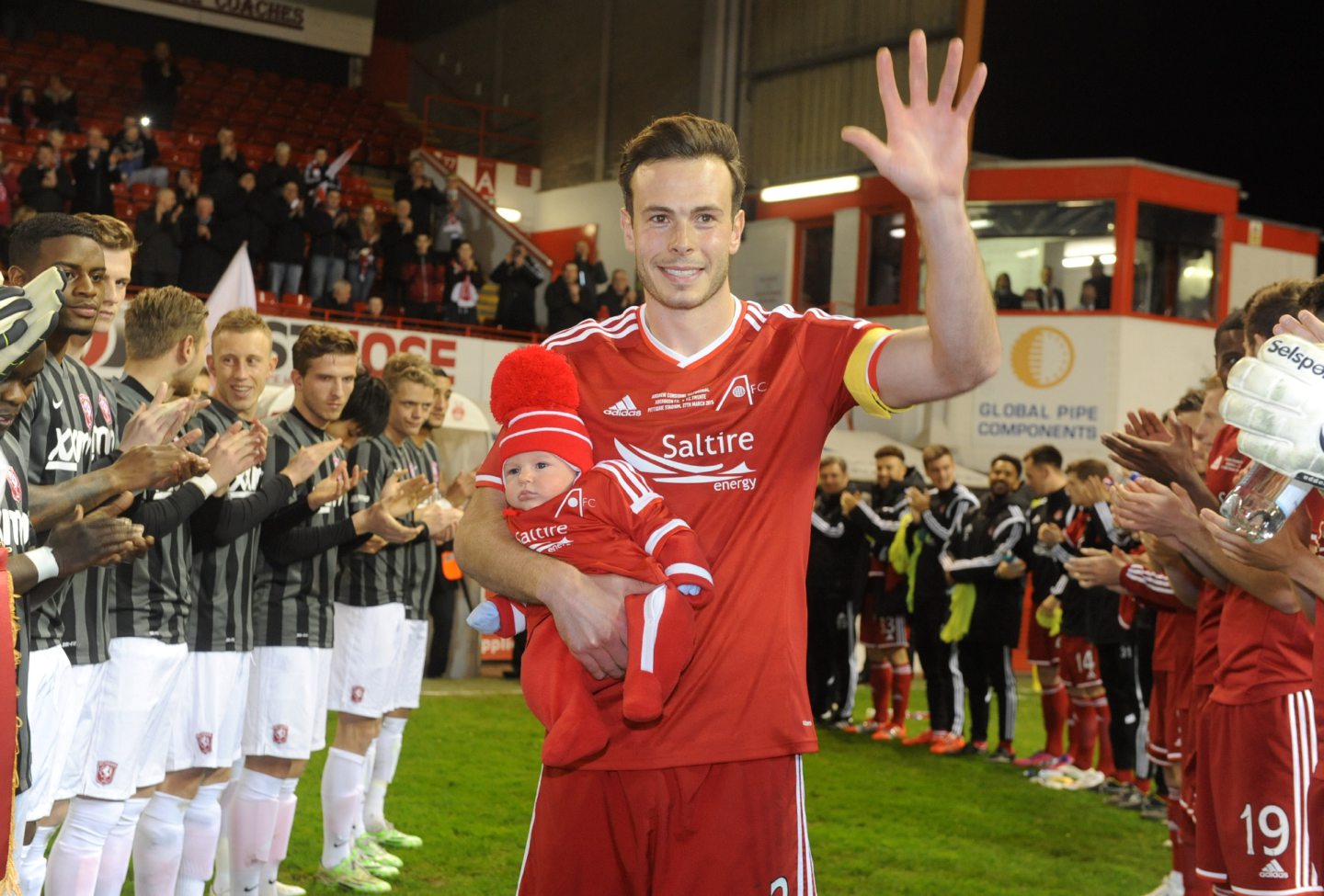 Aberdeen FC's testimonial for Andrew Considine against Twente Enschede at Pittodrie.