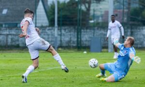 Aberdeen boss Stephen Robinson frustrated at missed chances in 2-0 win at Brora Rangers