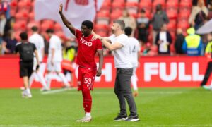 Aberdeen boss Stephen Robinson had no hesitation in handing debut to 15-year-old Andrew Fasanya