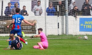 Stuart Kettlewell and Billy Mckay reaction after Ross County’s derby win against Caley Thistle