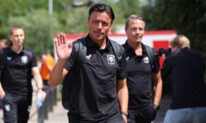 WATCH: Ex-Aberdeen winger Jeffrey de Visscher says it was ‘good to see’ Dons fans in Netherlands as he labels Twente friendly ‘really close’