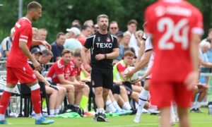 Stephen Robinson reacts to Twente v Aberdeen: ‘Very obvious’ penalty denied but ‘lots of good stuff’ from Dons