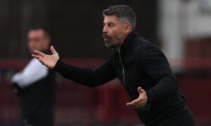 Aberdeen boss Stephen Robinson calls for perspective after ‘bump in the road’ loss at Dundee