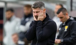 Aberdeen boss Stephen Robinson issues ‘zero credit’ response as rebuilt side lose 2-0 at Dundee