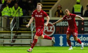 Gavin Molloy hopes 4-0 win can kick-start Aberdeen’s season and reveals why Ayoub Mouloua’s stunning goal was no surprise