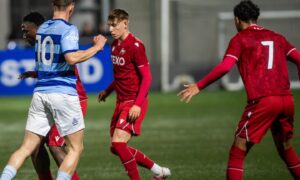 Aberdeen youngster Dylan Ross on ‘strange’ scenario of playing AGAINST loan club Cove Rangers in KDM Evolution Trophy