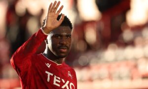 Stephen Robinson to ‘blame’ for Tony Yogane’s slow Aberdeen start as he outlines where ‘super player’ has improved over last two games