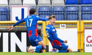 Scott Kellacher’s reaction as Caley Thistle end unbeaten run of Championship leaders Stenhousemuir