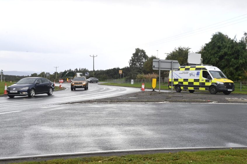 Man dies in four-vehicle crash on A9 near Cromarty Bridge