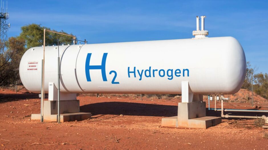 Hydrogen storage tank in Australia