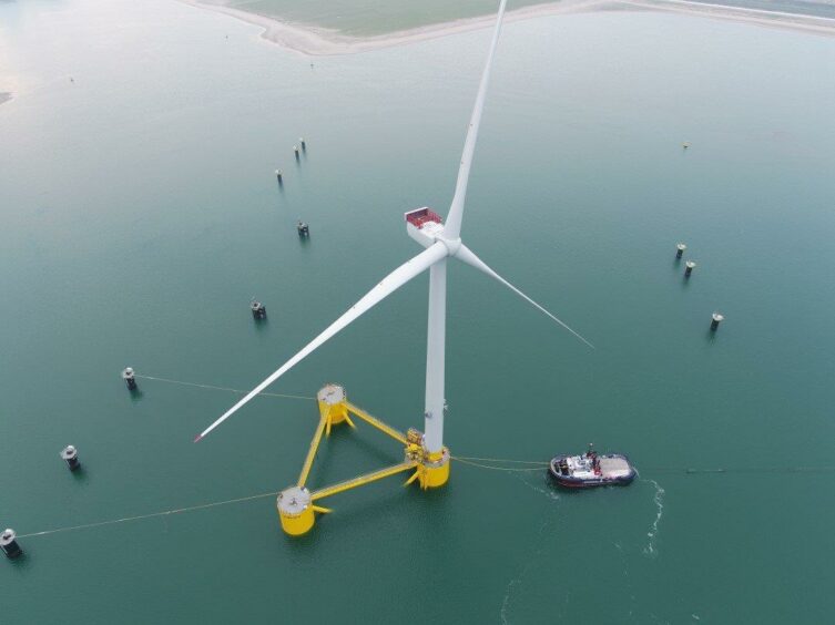 The Kincardine floating wind farm