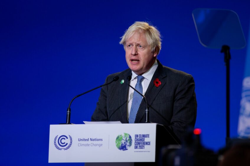 Boris Johnson fly COP26