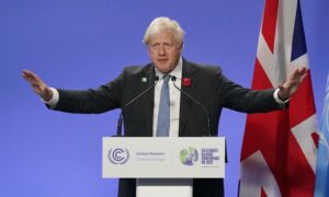 Boris Johnson gas climate