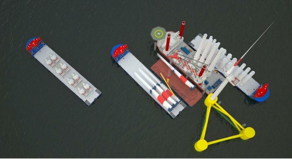 Mobile port solution. Supplied by Fred. Olsen 1848