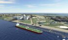 Render of Global Energy Storage plans at the Port of Rotterdam.