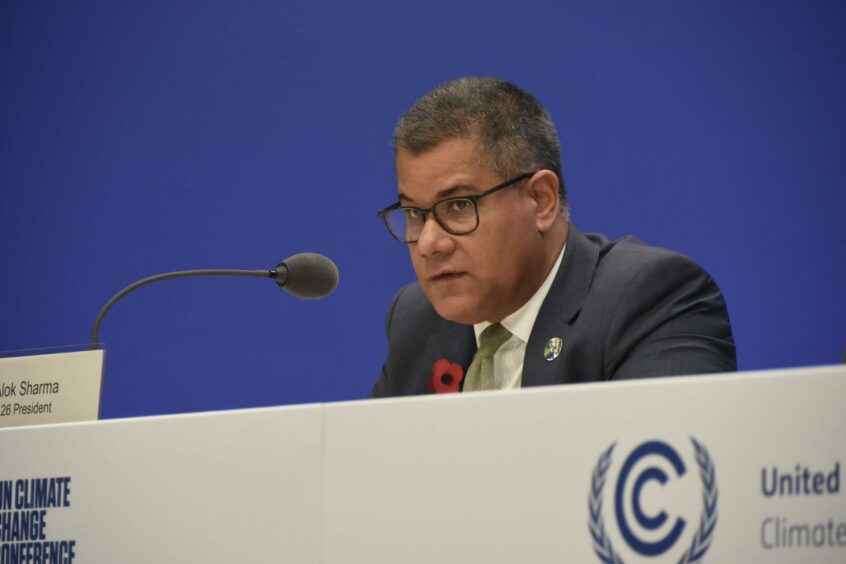 COP26 President Alok Sharma