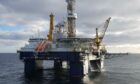 Island Innovator drilling rig in sea