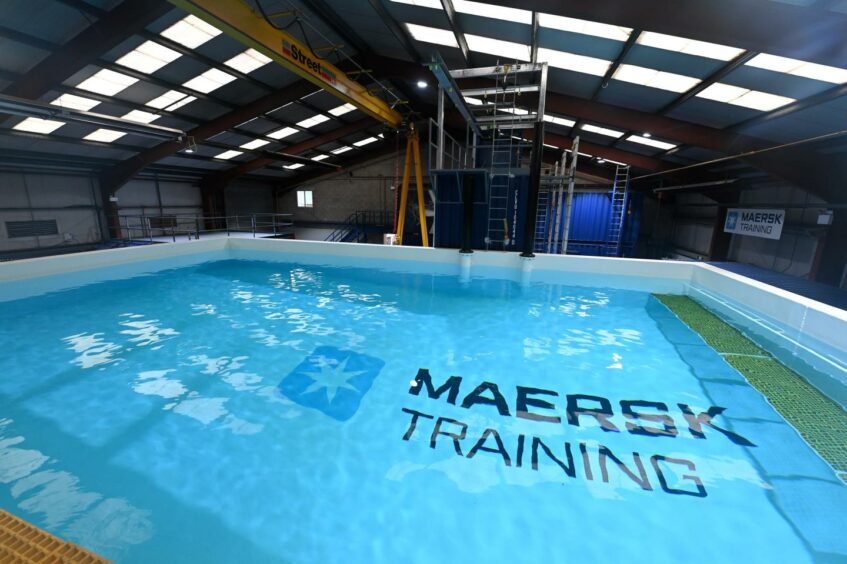 Maersk Training survival centre, Badentoy Crescent, Portlethen.

Picture by Kenny Elrick 09/03/2021.