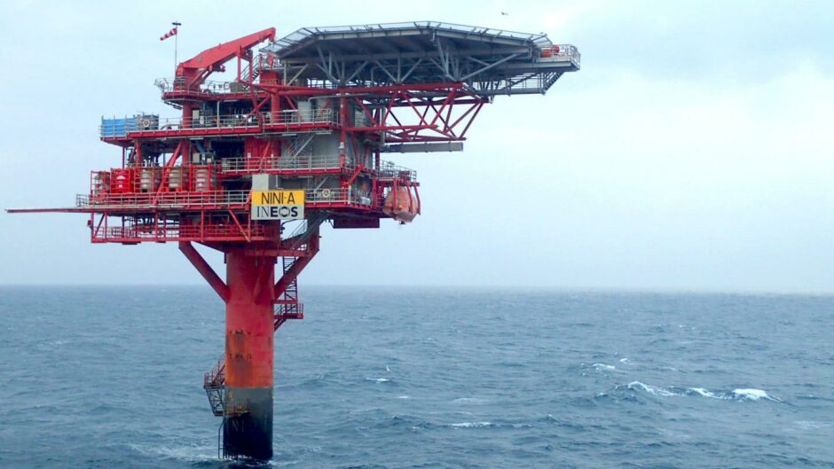 Ineos' Nini West platform, Denmark.