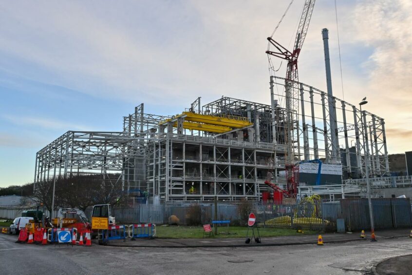 The Ness waste to energy facility. East Tullos, Aberdeen. Supplied by Kenny Elrick Date; 09/12/2021