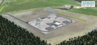 Visualisation of the Whitehillock substation from the north west. Supplied by Siemens Energy