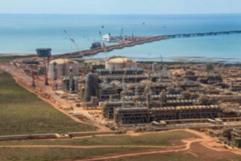 Chevron's Gorgon project on Barrow Island, Western Australia.