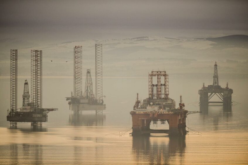 North Sea windfall tax rig