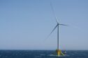 Subsea floating offshore wind