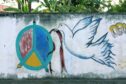 Peace mural in Dili, East Timor. Photographer: Damon Evans