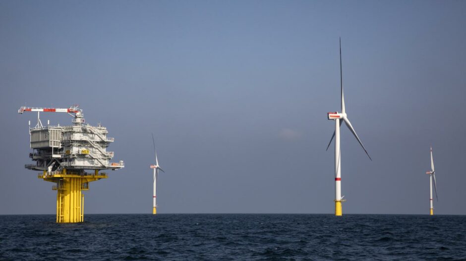 SeaMade offshore wind farm in the Belgian North Sea.