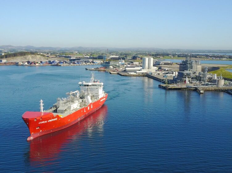 The Risavika LNG plant in southern Norway.