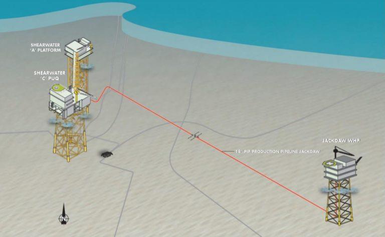 Shell Jackdaw gas field