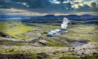 Nesjavellir Geothermal Power Station in south Iceland