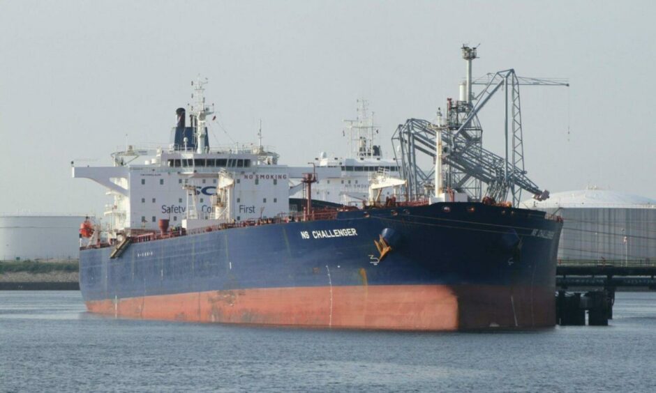 russia oil tanker orkney