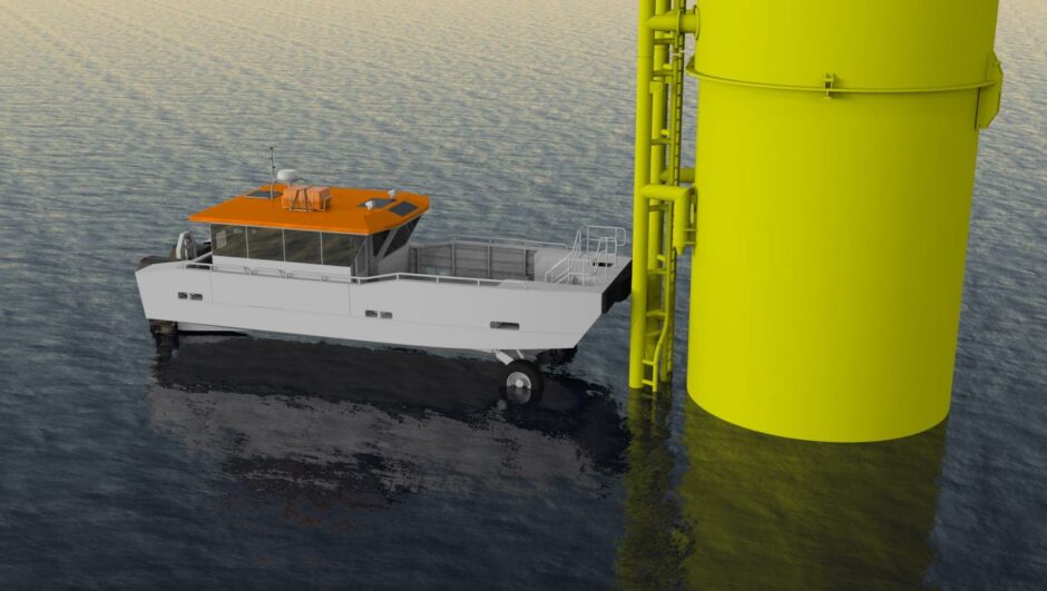 RWE, CRC amphibious Crew Transfer Vessel "CRC Walrus".