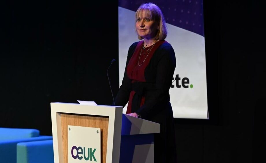 OEUK chief executive Deirdre Michie. P&J Live, Aberdeen. 29/03/2022