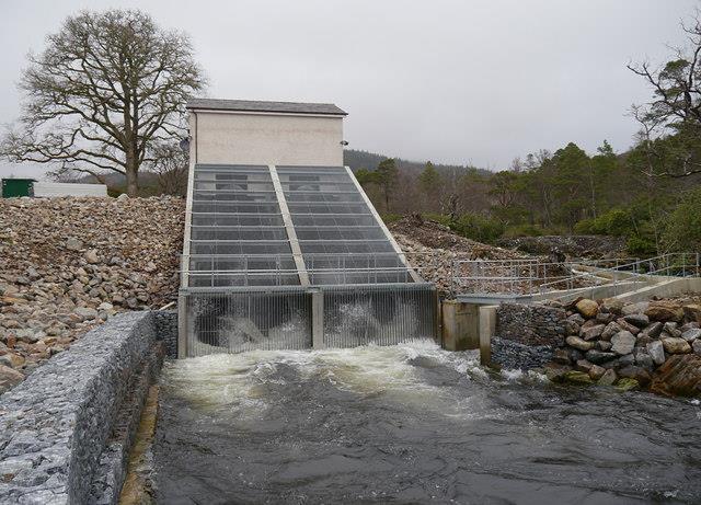 A small run of river hydro project