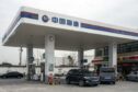 A fuel station in China