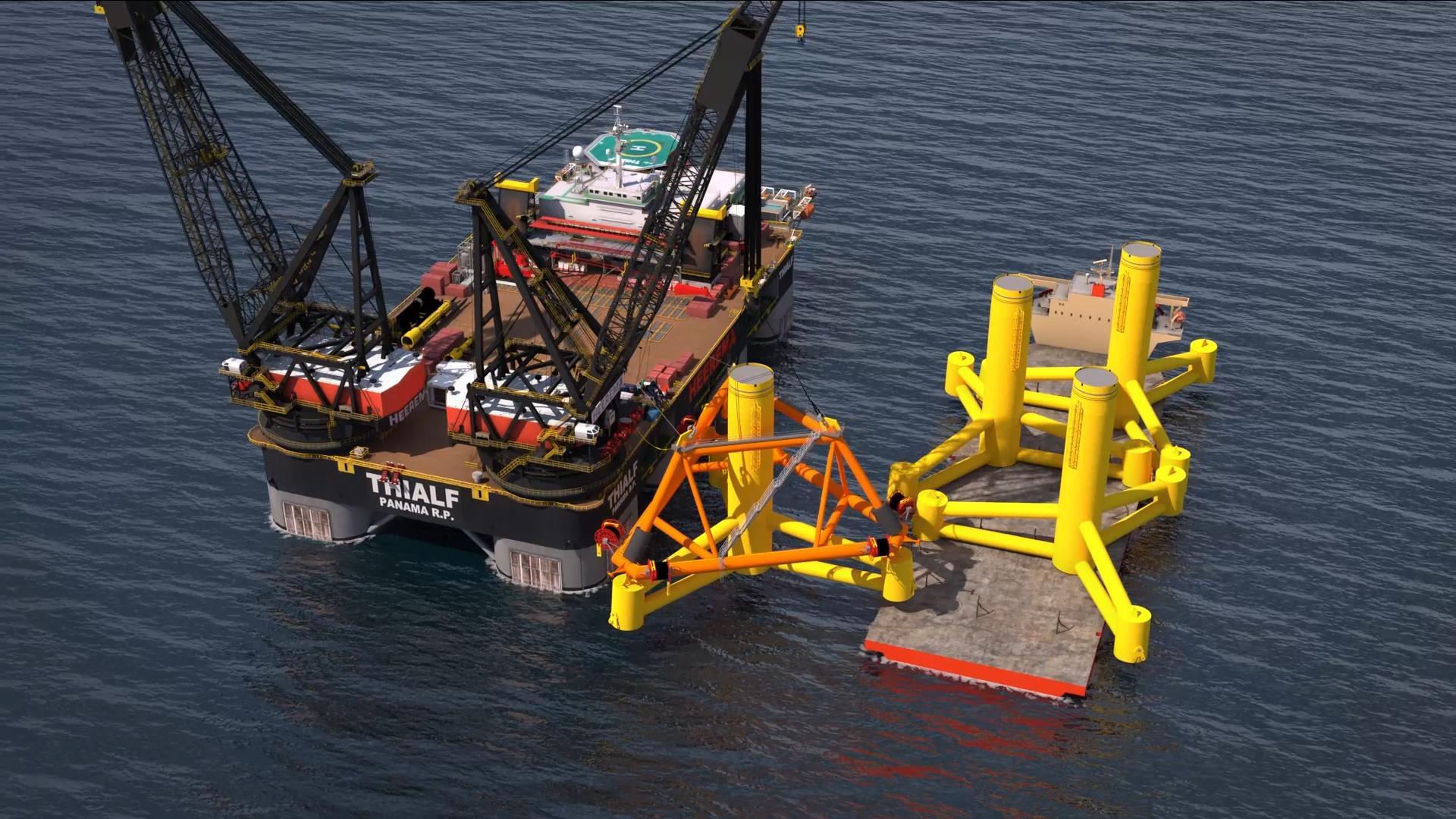 Heerema unveils ‘floating to floating’ installation process for offshore wind
