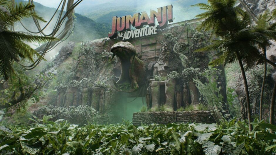 The Jumanji experience ride.